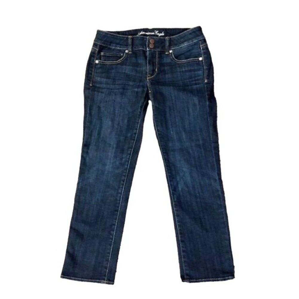 American Eagle Artist Cropped Jeans 6 Used Denim